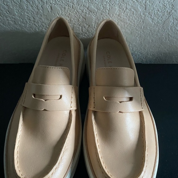 Cole Haan GrandPrø Topspin Vachetta Leather Barley Beige Ivory Penny Loafer 7M main image 8